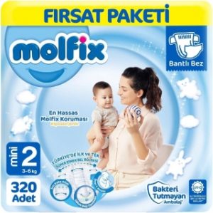 Molfix 2 Beden 320 Adet Bebek Bezi