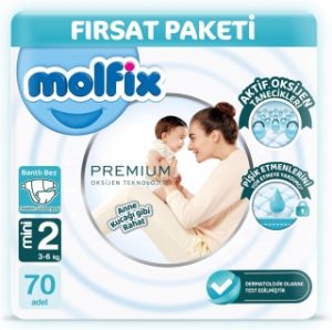 Molfix Premium 2 Beden 70 Adet Bebek Bezi
