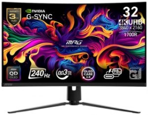MSI MPG 321CURX QD-OLED Monitör