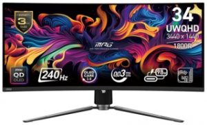 MSI MPG 341CQPX QD-OLED Monitör