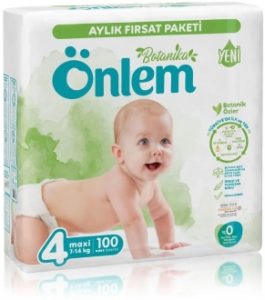 Önlem Botanika 4 Beden 100 Adet Bebek Bezi