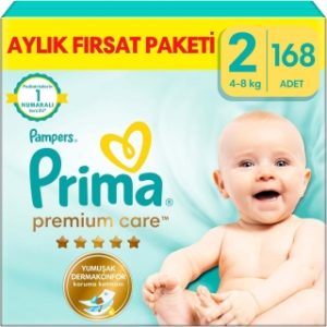 Prima Premium Care 2 Beden 168 Adet Bebek Bezi