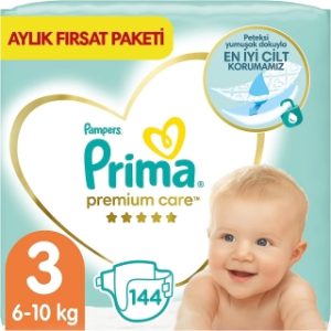 Prima Premium Care 3 Beden 144 Adet Bebek Bezi