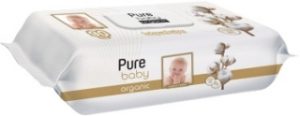 Pure Baby Organik Pamuklu Islak Havlu